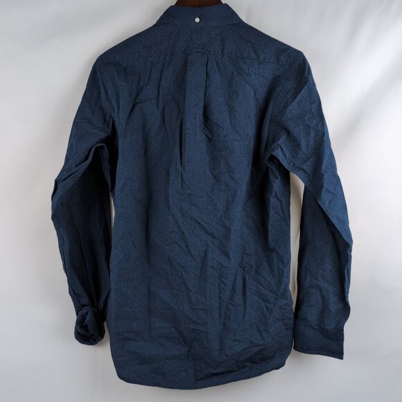 Ralph Lauren Men's Blue Dot Button Up Shirt Classic Fit Indigo Chest Pocket, XS - Picture 2 of 6